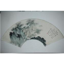 20th Century Chinese Fan Painting #1396449