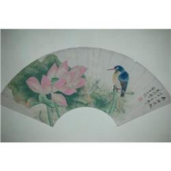 20th Century Chinese Fan Painting #1396462