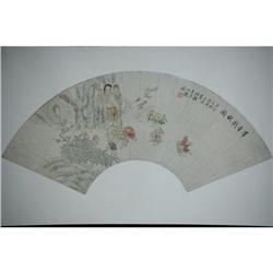 20th Century Chinese Fan Painting #1396465