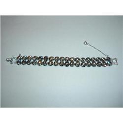 Weiss  Bracelet /Smokey Rhinestones #1396487