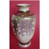 Vintage Japanese Satsuma Vase, Wisteria Design #1396495