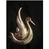 VINTAGE Sterling Silver Mexico Swan Brooch Pin #1396600