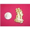 Image 1 : Gold Colored Brass Dancing Couple Collector's #1396627