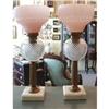 Image 1 : Art  Deco Lamps, Glass and Marble  c.1930 #1396673