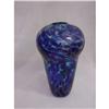 Image 1 : Blown Blue Glass  Vase  #1396783