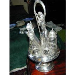 Late 19th C. American Silver Condiment Set #1396857