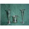 2 silver vases and one silver cup. #1396985