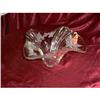 Image 1 : Large Crystal Frosted Leaf Centerpiece #1413853