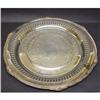 Image 1 : Silver Pltd. Large Round TRAY - SERVER #1413854