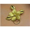 Image 1 : GOLD GILT STERLING FLORAL BROOCH #1413887