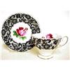 Image 1 : Dramatic Black Lace Cup & Saucer - SENORITA #1413900