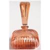 Image 1 : Czech Elegant Pink Deco Glass Perfume Bottle #1414371