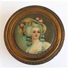 Image 1 : Victorian Lady Portrait on Brass Powder Jar #1414518