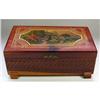 Image 1 : Hand Painted Cedar Jewelty Box #1414656