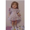 Doll composition 19" Girl 1940s  unmarked #1414938
