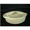 Oval Cream Covered Bowl #1415164