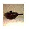Bean Pot  Brown With Handle #1415229