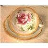 Rose Pattern Cup and Saucer Japan #1415231