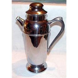 Large Vintage Chrome Cocktail Shaker #1426649