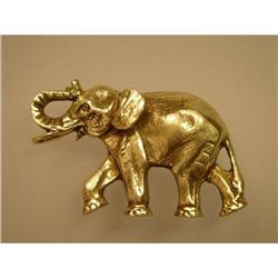 Brooch  Sterling  Elephant  with  Gold  Wash #1426654