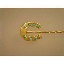 Stickpin  15ct.  Turquoise  English  circa 1890#1426663