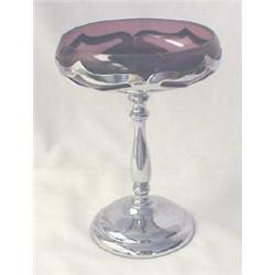 Cambridge Tall Compote Amethyst Colored with #1426670