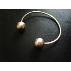 Taxco/Mexican silver sphere cuff #1426679