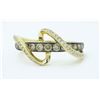 Image 1 : 14KT Yellow Gold 0.57ctw Levian Diamond Ring