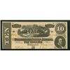 1864 $10 T-67 Confederate States of America Note