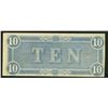 Image 2 : 1864 $10 T-67 Confederate States of America Note