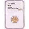 Image 1 : 2018 $5 American Gold Eagle Coin NGC MS69