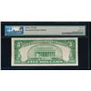Image 2 : 1929 $5 Pennsylvania National Bank Note PMG 66EPQ