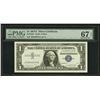 Image 1 : 1957A $1 Silver Certificate PMG 67EPQ