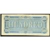 Image 2 : 1864 $100 T-65 Confederate States of America Note