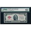 Image 1 : 1928A $2 Legal Tender Note PMG 65EPQ