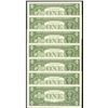 Image 4 : (14) Fancy Serial 2017 $1 Federal Reserve Notes