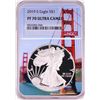 Image 1 : 2019-S $1 Proof American Silver Eagle Coin NGC PF70 Ultra Cameo Bridge Core