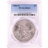 Image 1 : 1884-O $1 Morgan Silver Dollar Coin PCGS MS64 Nice Toning