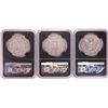 Image 2 : Lot of 1879-1881 $1 Morgan Silver Dollar Coins NGC Genuine