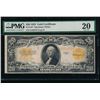 Image 1 : 1922 $20 Gold Certificate PMG 20