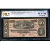 Image 1 : 1864 $10 T-68 Confederate States of America PCGS 58PPQ