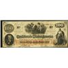 Image 1 : 1862 $100 T-41 Confederate States of America Note