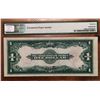 Image 2 : 1923 $1 Radar Legal Tender Note PMG 66EPQ