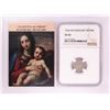 Image 1 : 1546 KB Hungary Denar 'Madonna and Child' Coin NGC XF45 w/ Story Box