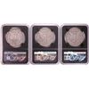 Image 2 : Lot of 1882-1884 $1 Morgan Silver Dollar Coins NGC Genuine