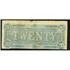 Image 2 : 1864 $20 T-66 Confederate States of America Note