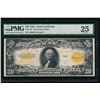 Image 1 : 1922 $20 Gold Certificate PMG 25