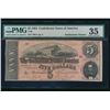 Image 1 : 1864 $5 T-69 Confederate States of America PMG 35