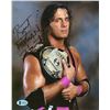 Image 1 : Bret "Hitman" Hart WWE Wrestling Authentic Signed 8x10 Photo BAS