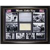 Image 1 : Martin Luther King Signed 6x9.5 White House Envelope Framed Display PSA